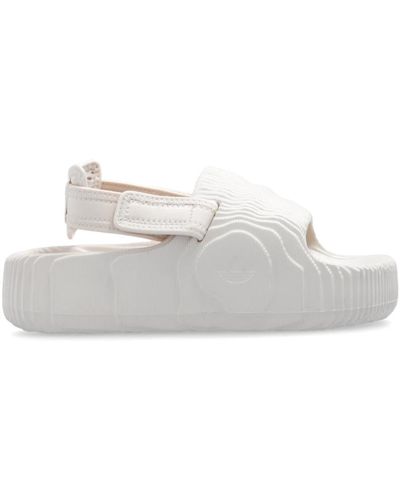 adidas Originals Adilette 22 xlg sandali con plateau - Bianco