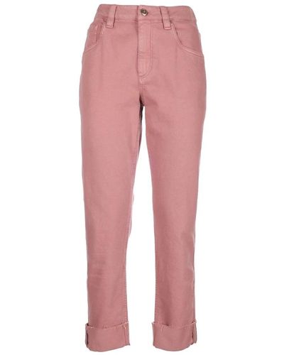 Brunello Cucinelli Straight Jeans - Pink