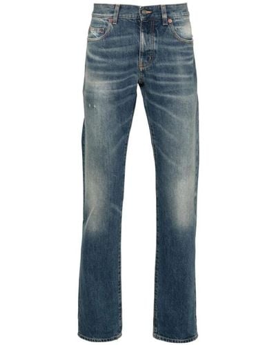 Saint Laurent Slim-Fit Jeans - Blue