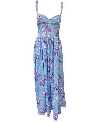 Giulia N Couture Dresses > day dresses > maxi dresses - Bleu