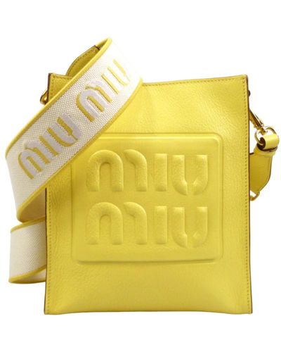 Maison Margiela Gelbe taschen für einen stilvollen look