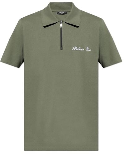 Balmain Tops > polo shirts - Vert