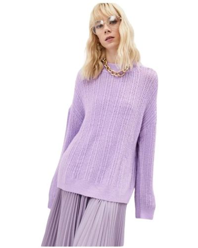 Twin Set Knitwear > round-neck knitwear - Violet