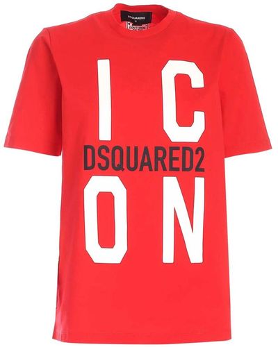 DSquared² T-shirts - Rouge