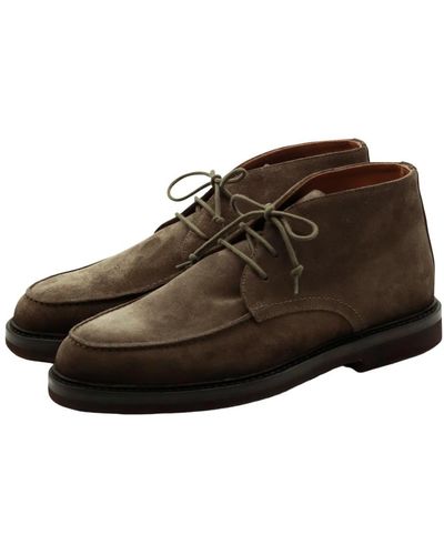 Elia Maurizi Lace-Up Boots - Brown