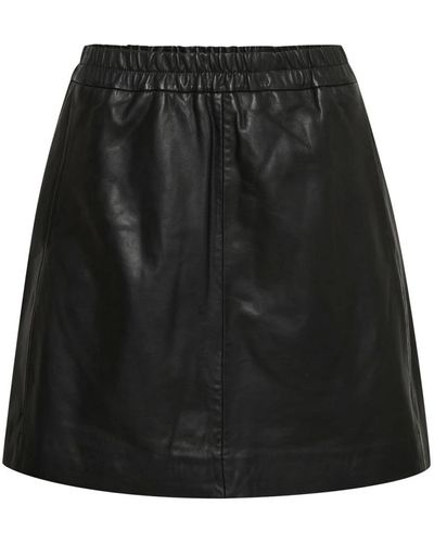 Inwear Leather Skirts - Black