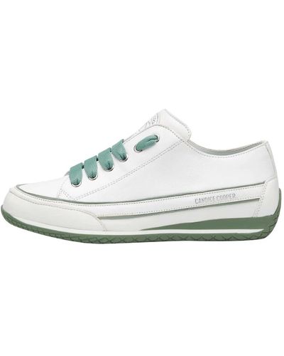 Candice Cooper Sneakers in pelle janis strip chic s - Bianco