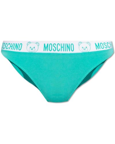 Moschino Slip in cotone - Blu
