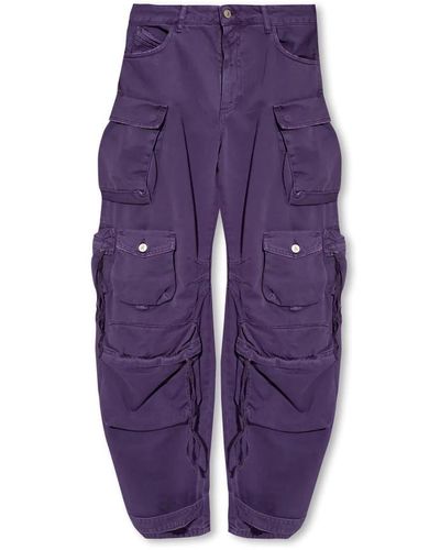 The Attico Fern cargo jeans - Viola
