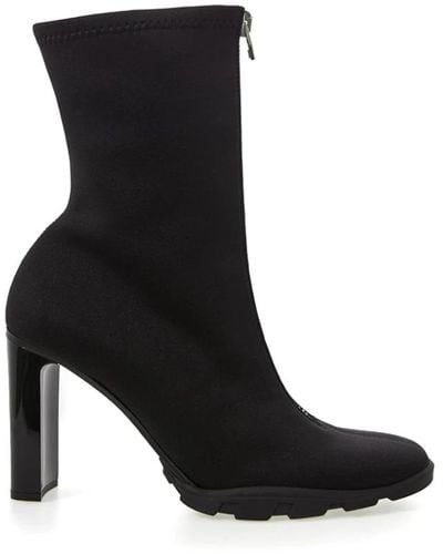 Alexander McQueen Heeled Boots - Black