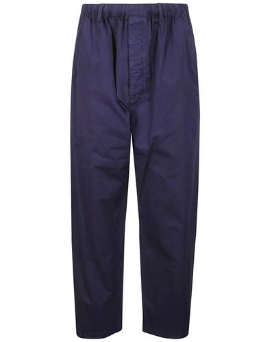 Lemaire Straight Trousers - Blue