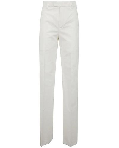 Ann Demeulemeester Straight trousers - Weiß