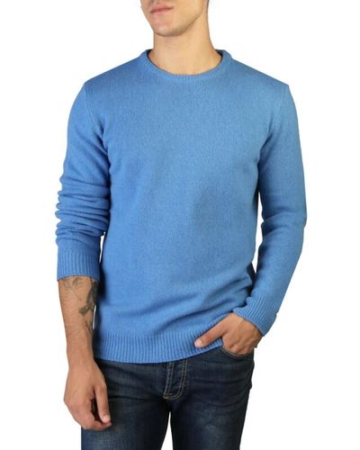 Cashmere Company Lussuoso maglione in cashmere per uomo - Blu