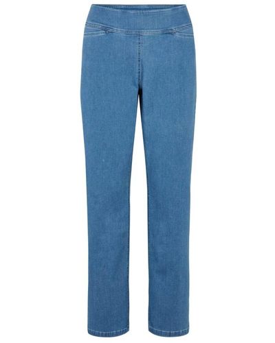 LauRie Cropped jeans - Azul