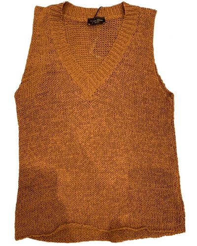 Roberto Collina Sleeveless Knitwear - Brown