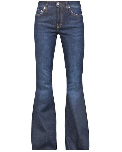 Roy Rogers Flared Jeans - Blue