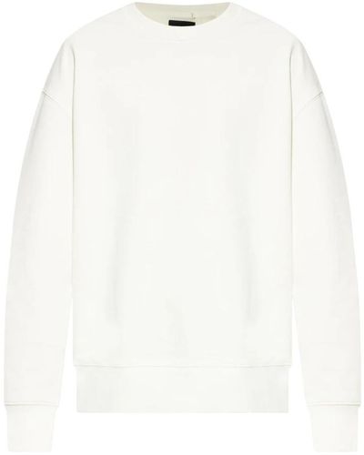 Y-3 Sweatshirt mit Logo - Weiß