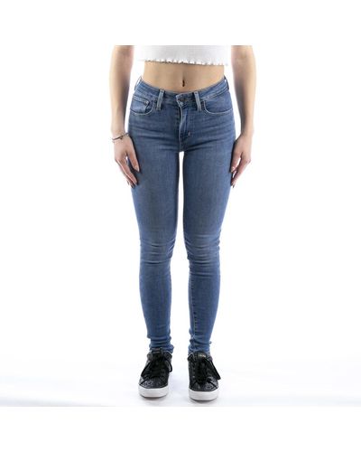 Levi's Jeans 721 high rise skinny blu