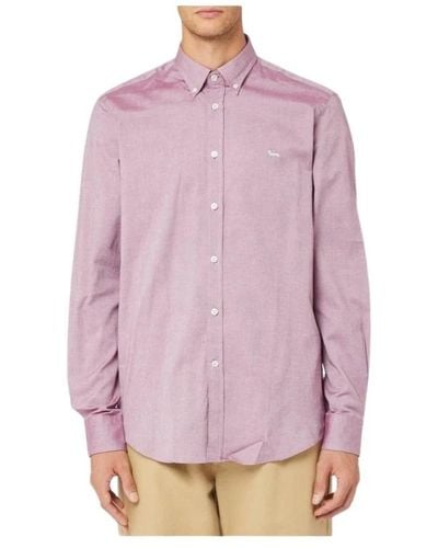 Harmont & Blaine Casual Shirts - Purple