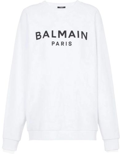 Balmain Sweatshirts - White