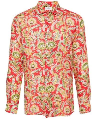 Etro Casual Shirts - Red
