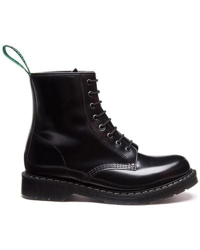 Solovair Lace-Up Boots - Black