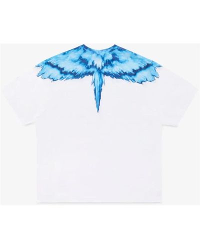 Marcelo Burlon Colordust wings oversized t-shirt - Blu
