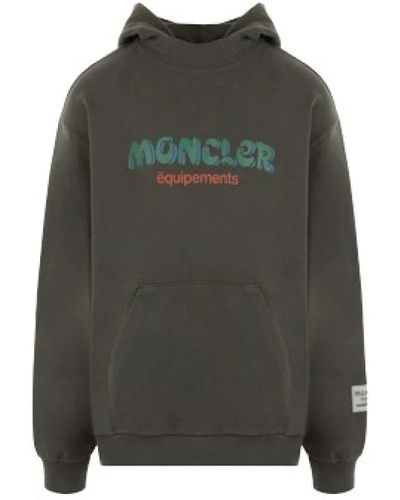 Moncler Grüner oversized hoodie
