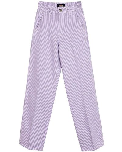Dickies Straight Trousers - Purple