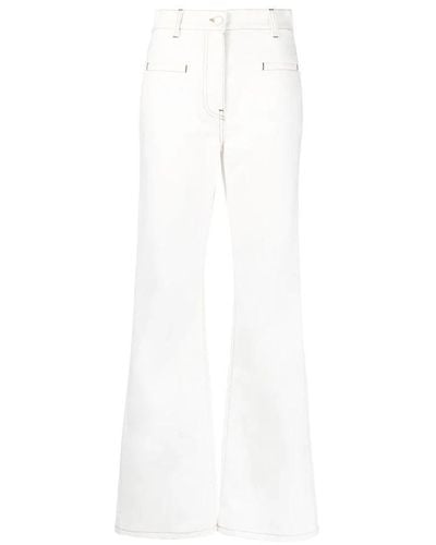 JW Anderson Boot-Cut Jeans - White