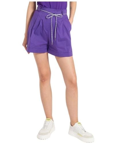 Patrizia Pepe Short Shorts - Purple