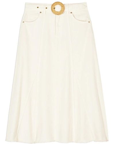 Ba&sh Midi Skirts - White