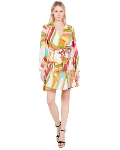 Suncoo Short Dresses - Multicolor