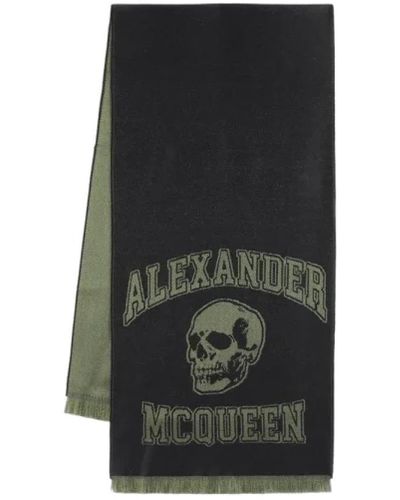 Alexander McQueen Winter Scarves - Black