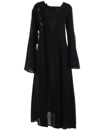 Yohji Yamamoto Dresses > day dresses > midi dresses - Noir
