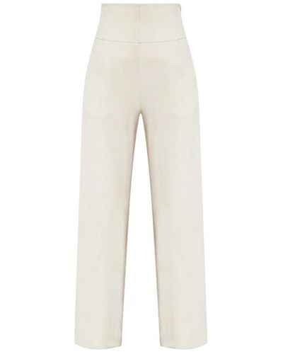 BITE STUDIOS Trousers > wide trousers - Blanc