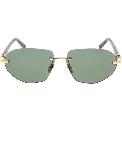 Fred Trendige sonnenbrille für frauen - Grün