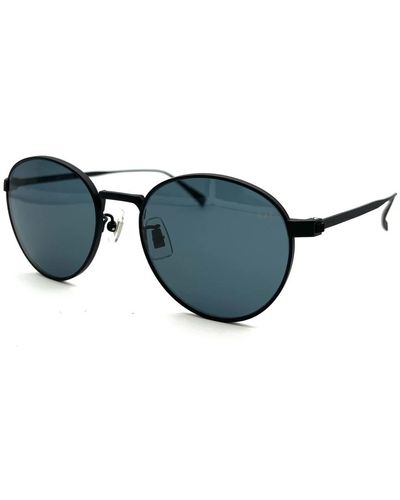 Dunhill Schwarze sonnenbrille für frauen - Blau