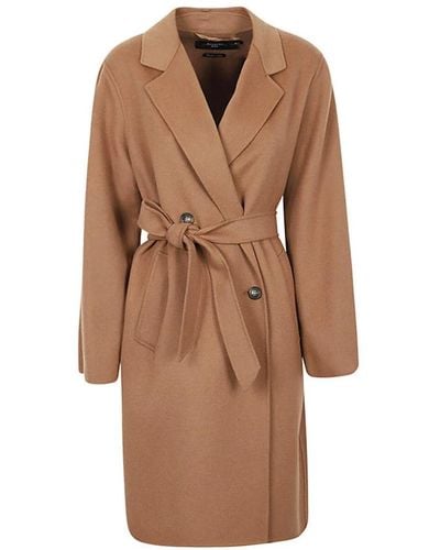 Weekend by Maxmara Trench Coats - Brown