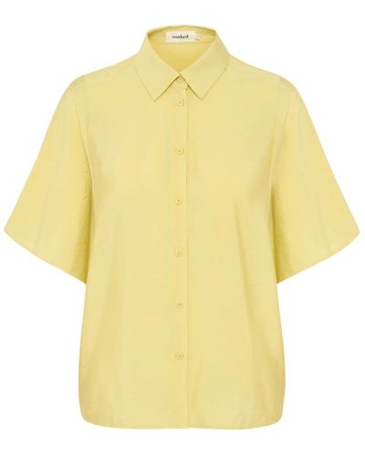 Soaked In Luxury Shirts - Yellow