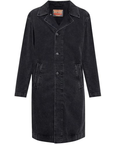 DIESEL Coats > trench coats - Noir