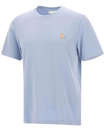 Maison Kitsuné T-Shirts - Blue