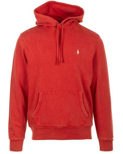 Ralph Lauren Rote pullover für männer