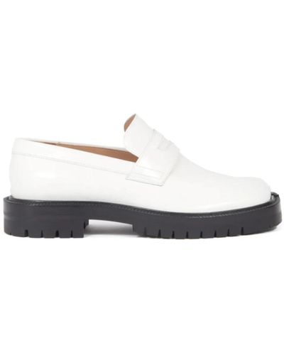 Maison Margiela Shoes > flats > loafers - Blanc