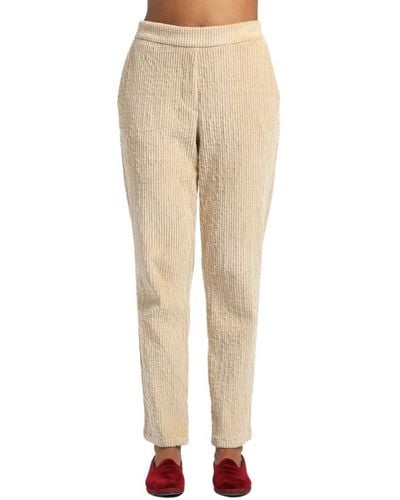 Momoní Slim-Fit Trousers - Natural