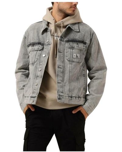Calvin Klein Denim jacket 90's stil grau
