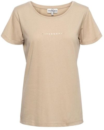 &Co Woman T-shirt,tops &co - Natur