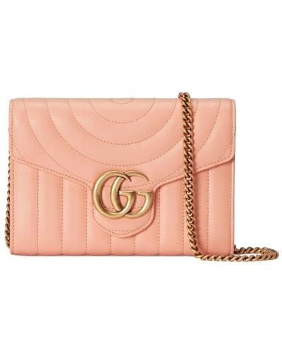 Gucci Cross Body Bags - Pink