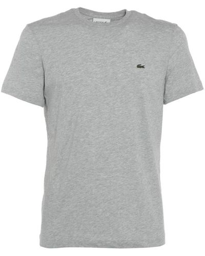 Lacoste : t-shirt girocollo grigia - Grigio