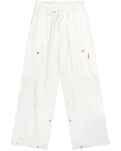 10Days Tapered pantaloni - Bianco